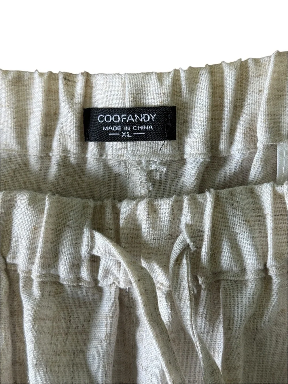 Coofandy Men’s NWOT Cotton Beach Lounge Vacation Casual Pants XL